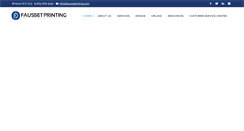 Desktop Screenshot of faussetprinting.com