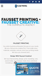 Mobile Screenshot of faussetprinting.com